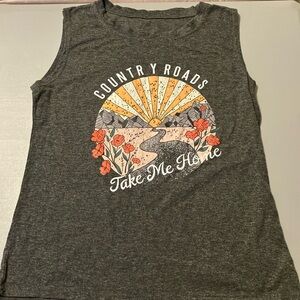 Country Roads Take Me Home Tank Top